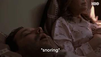 snoring gif